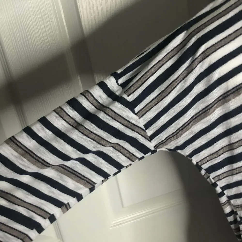 Splendid striped pocket front tshirt